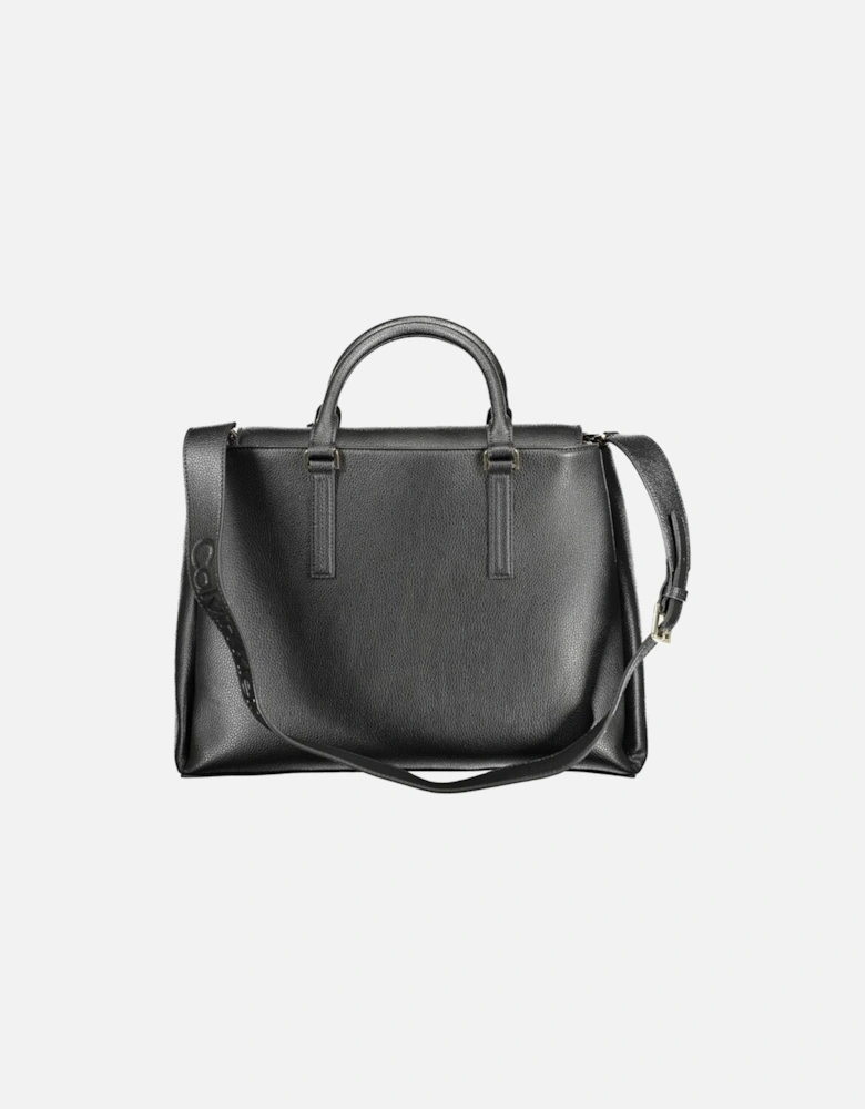 Eco-Chic Sophisticated Recycled Polyester Handbag Women - Black