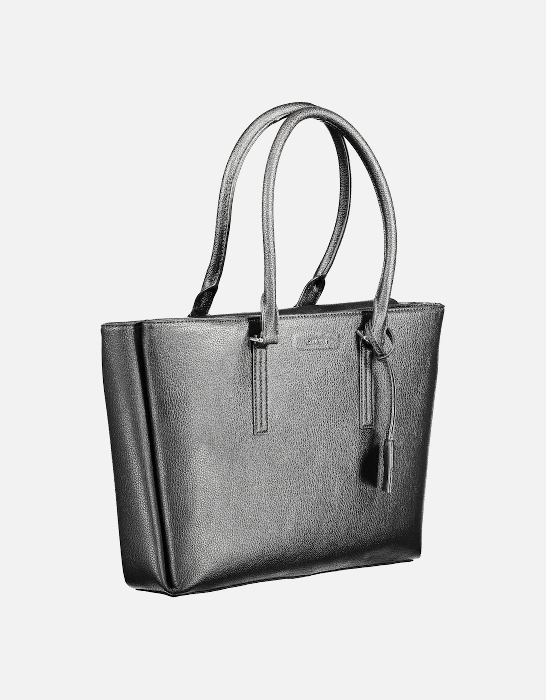 2-Handle Shoulder Bag with Multiple Compartments Women - Black