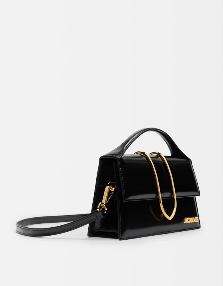 Le Grand Bambino Leather Bag with Gold Hardware Women - Black Handbags