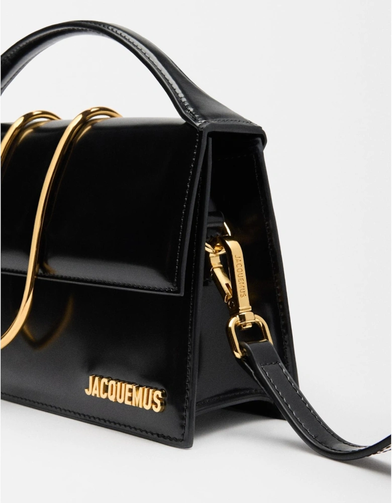 Le Grand Bambino Leather Bag with Gold Hardware Women - Black Handbags