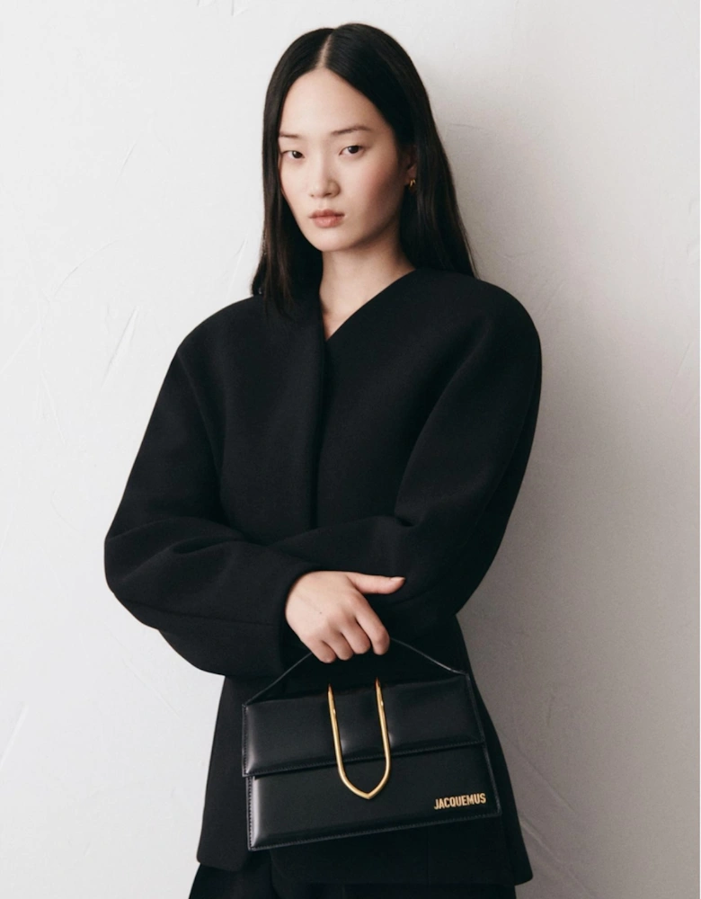 Le Grand Bambino Leather Bag with Gold Hardware Women - Black Handbags