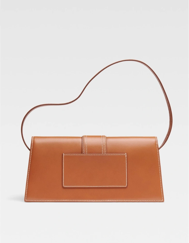 Le Bambino Long Leather Shoulder Bag with Gold Hardware Women - Pink