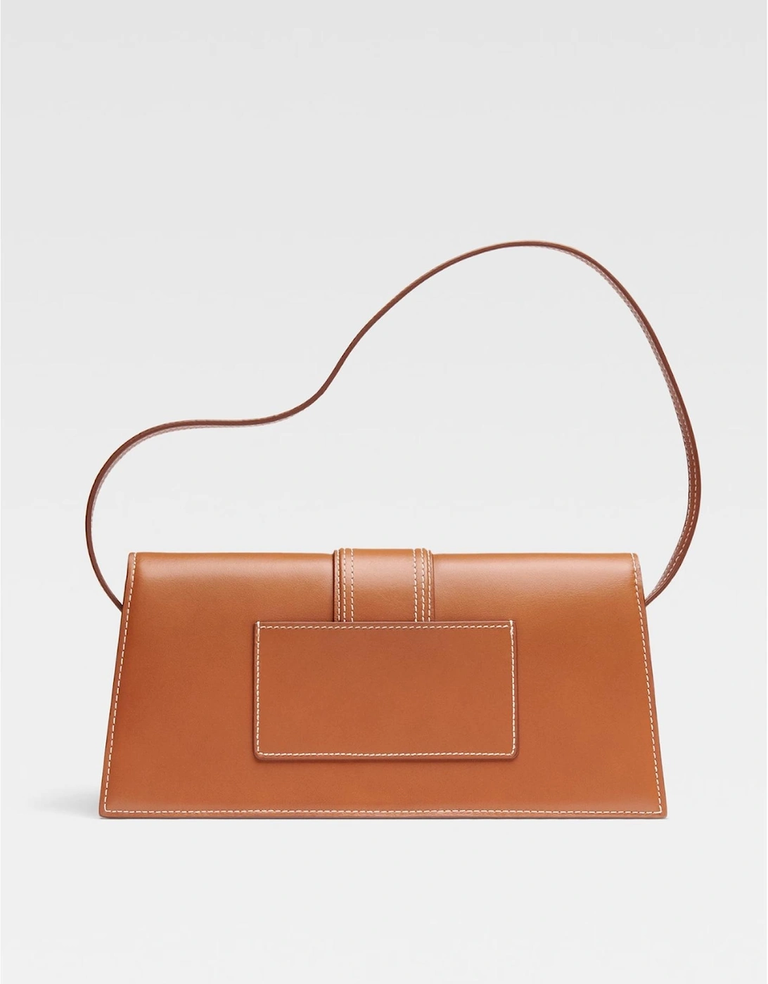 Le Bambino Long Leather Shoulder Bag with Gold Hardware Women - Pink