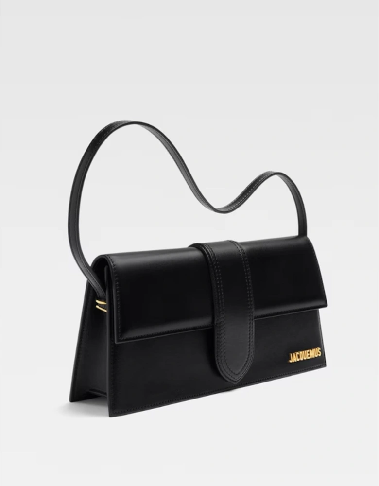 Leather Shoulder Bag with Gold Hardware Women - Pink Handbags
