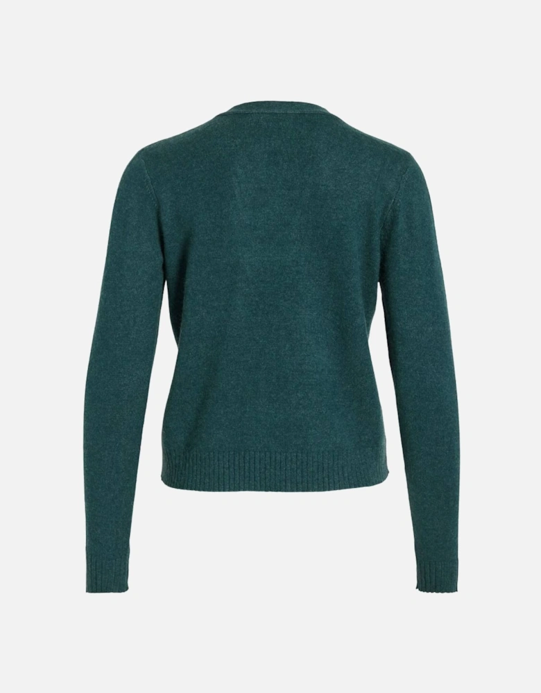 Ril Short Long Sleeve Knit Cardigan Ponderosa Pine/Dark Melange