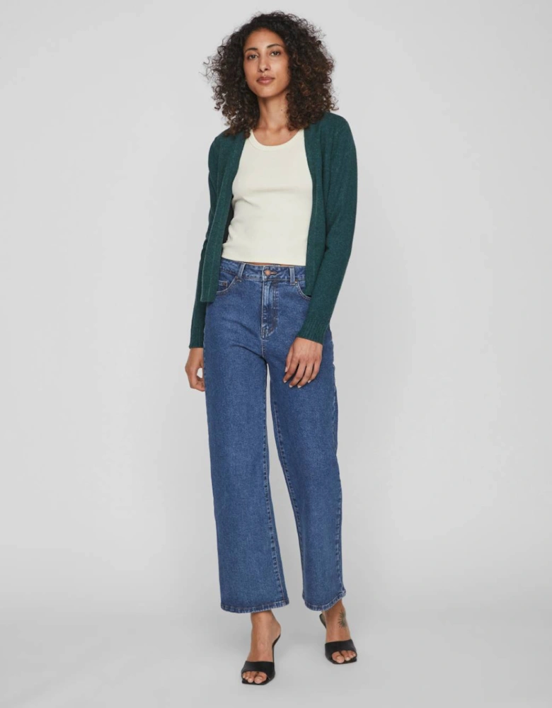 Ril Short Long Sleeve Knit Cardigan Ponderosa Pine/Dark Melange