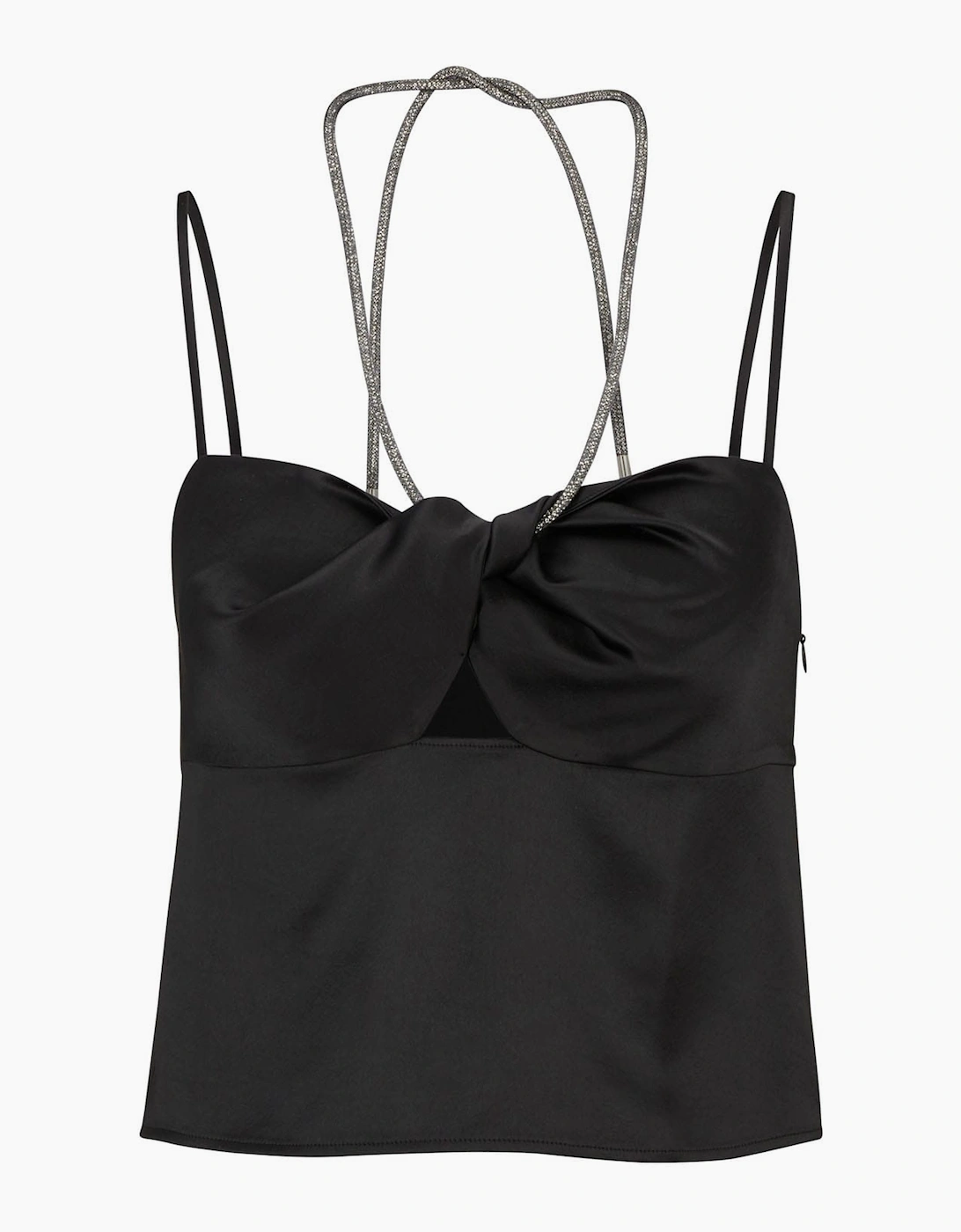 Hugo Boss Women's Crystali-1 Top - Black - Size: 4