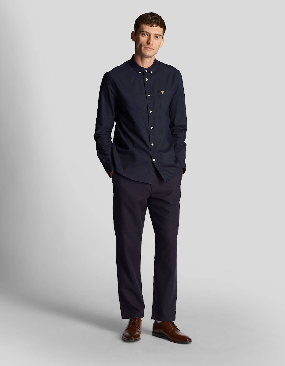 Regular Fit Light Weight Oxford Shirt