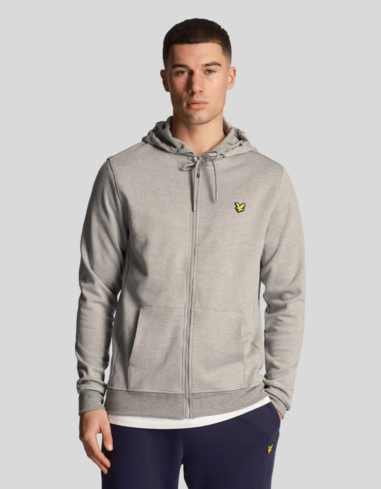 Full Zip Fly Fleece Hoodie
