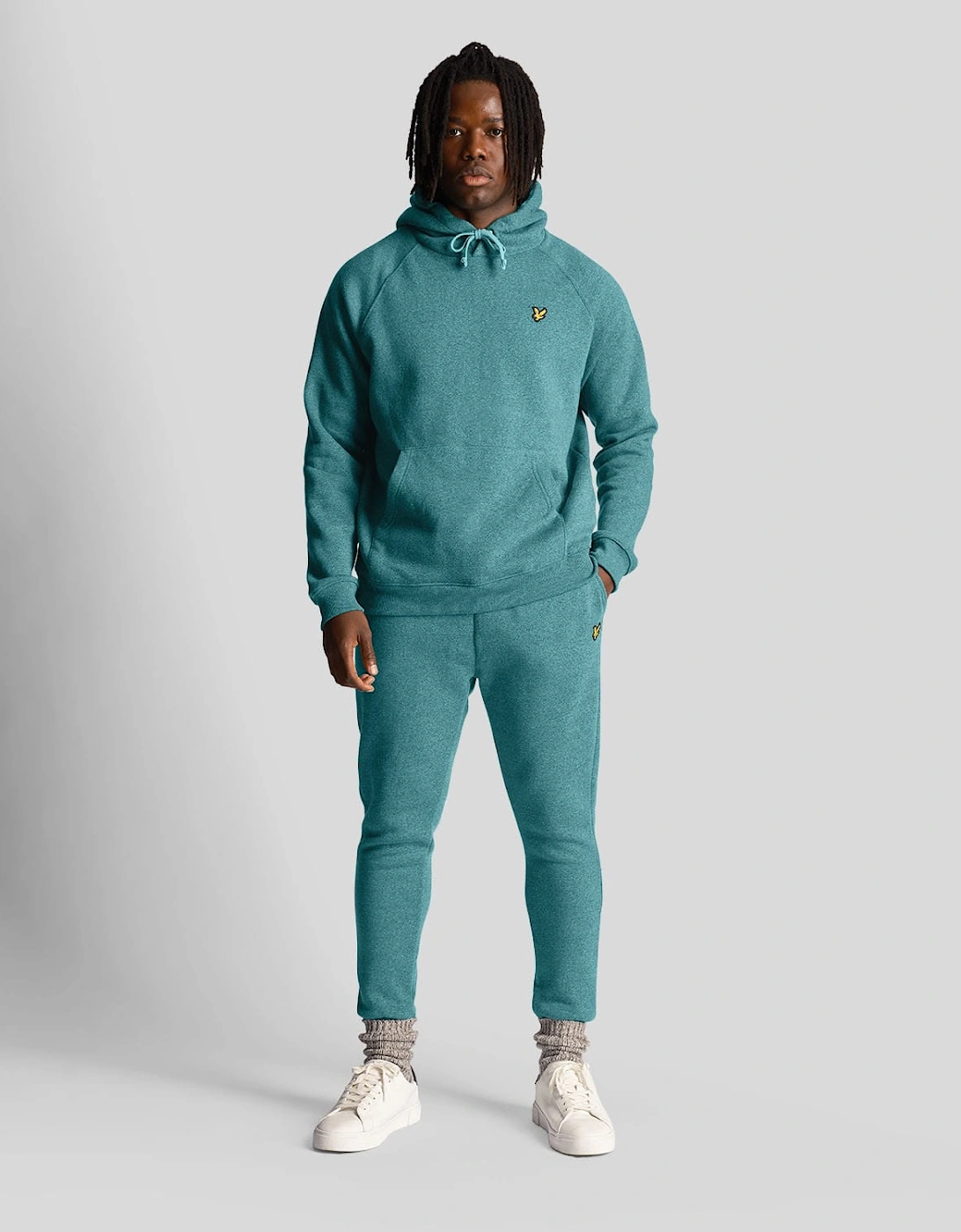 Lyle And Scott Men's Blue Marl Joggers - : 29/28/32 Xs