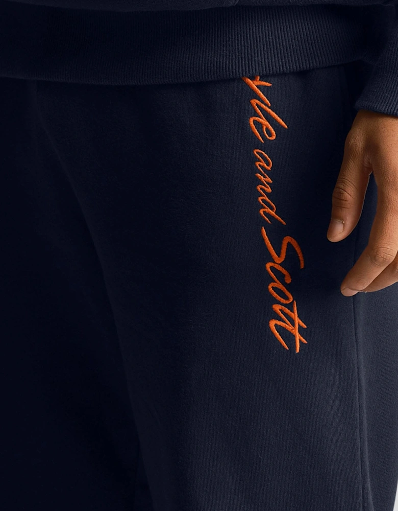Script Embroidery Joggers