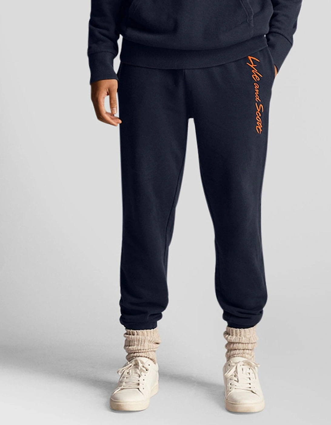 Script Embroidery Joggers, 6 of 5