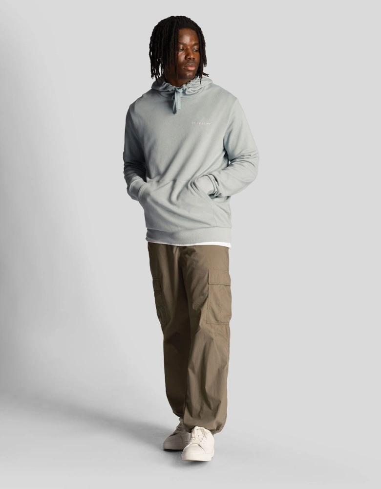 Loopback Embroidered Hoodie