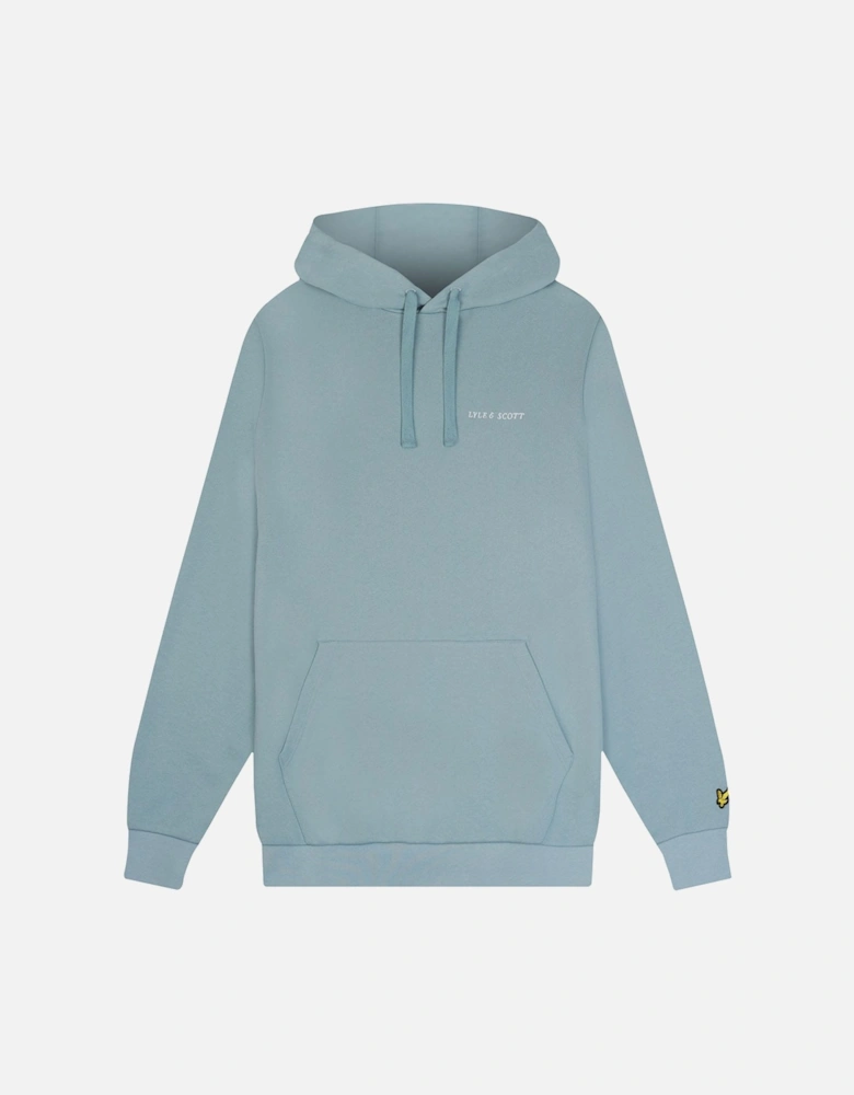 Loopback Embroidered Hoodie