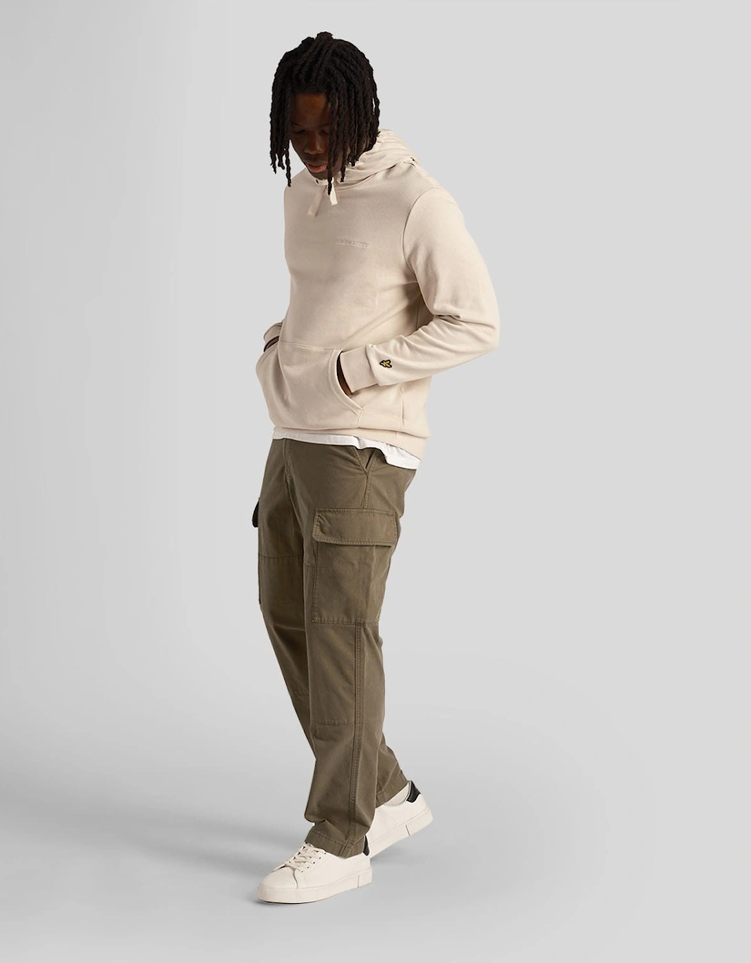 Loopback Embroidered Hoodie