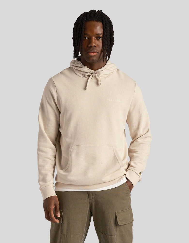 Loopback Embroidered Hoodie