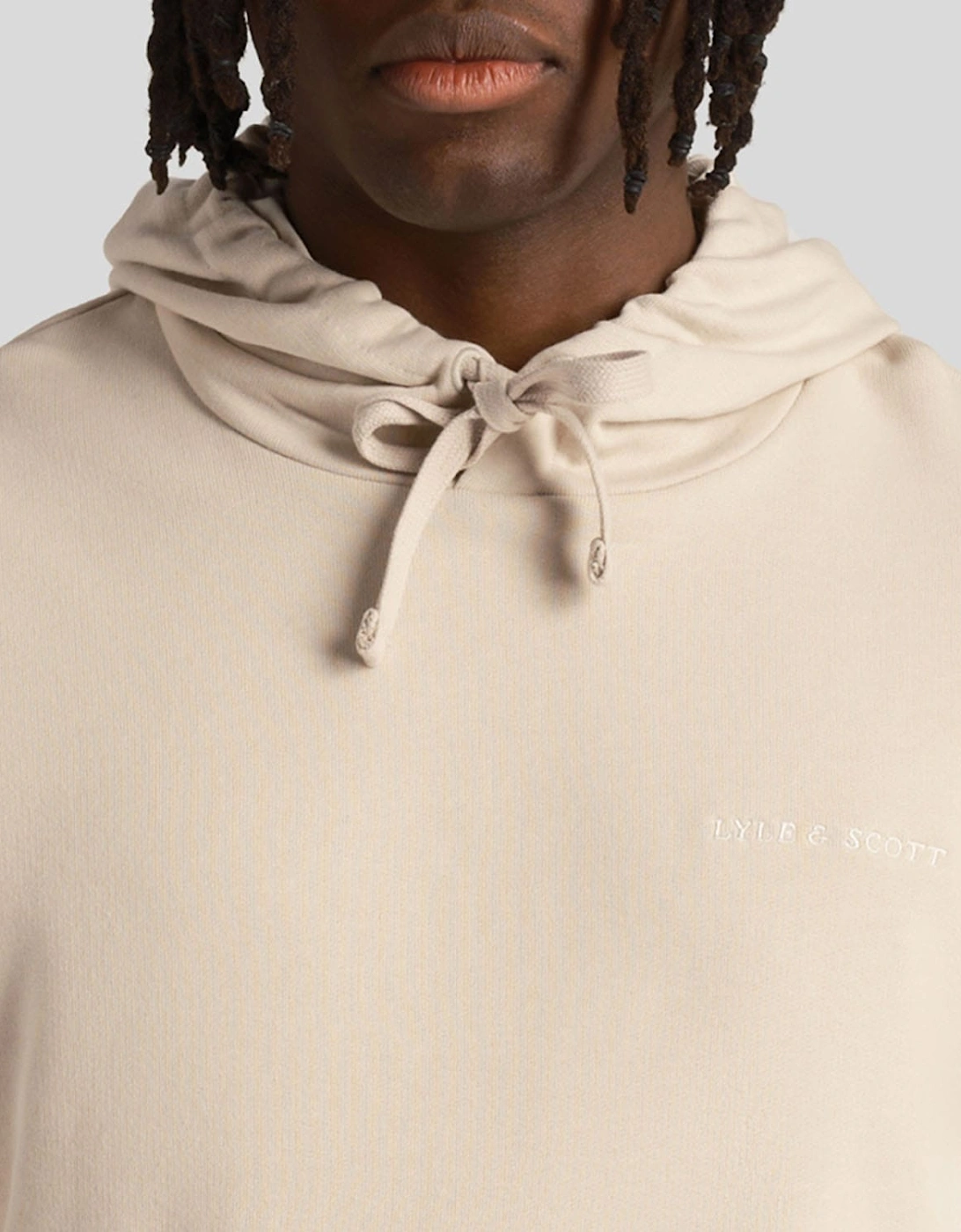 Loopback Embroidered Hoodie