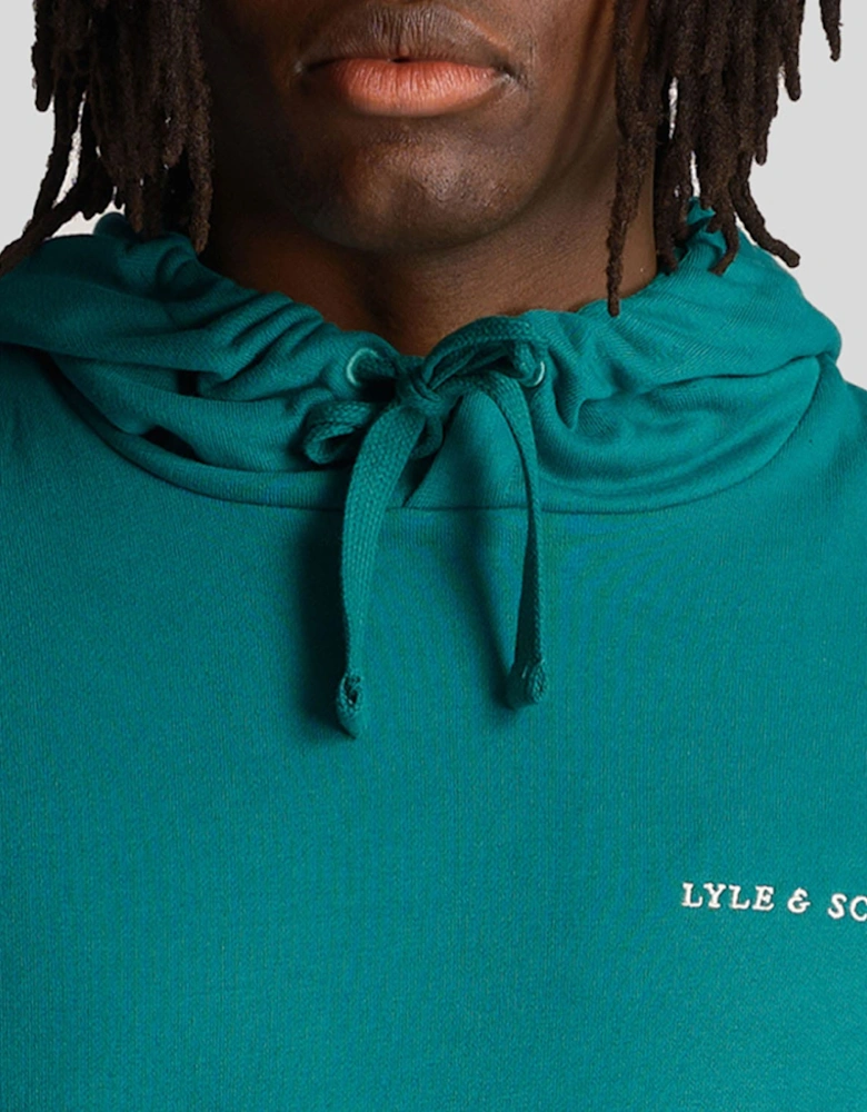 Loopback Embroidered Hoodie