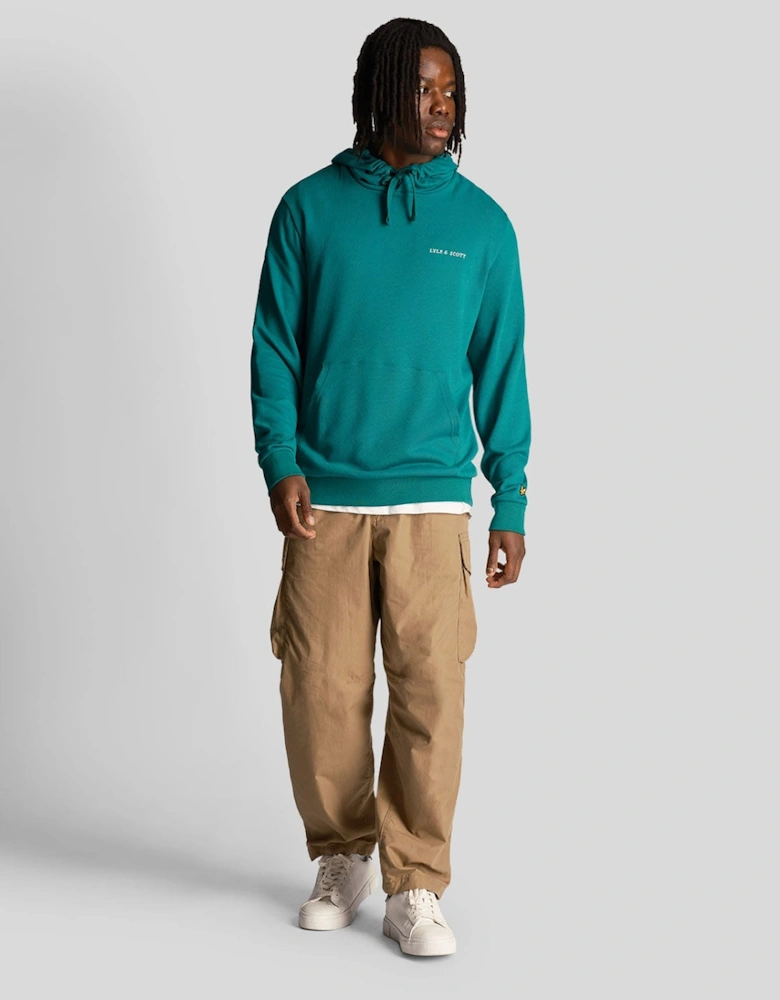 Loopback Embroidered Hoodie