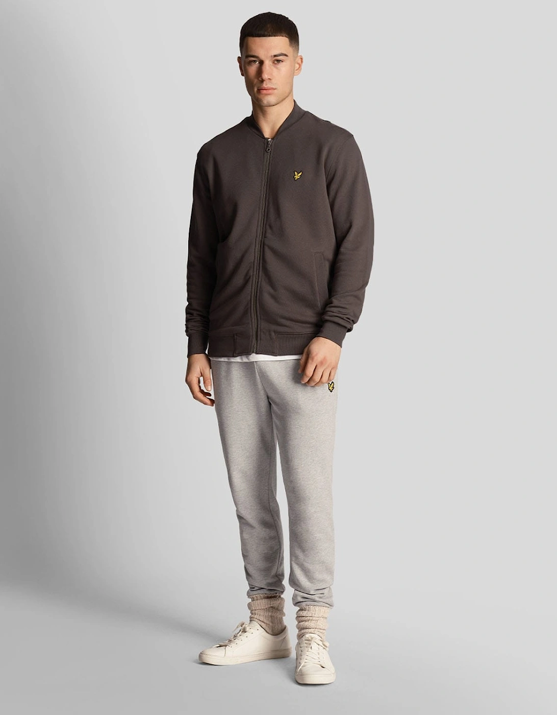 Loopback Jersey Bomber Jacket