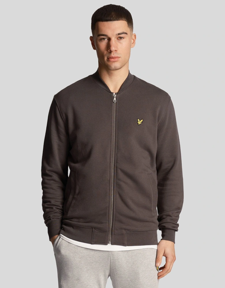 Loopback Jersey Bomber Jacket