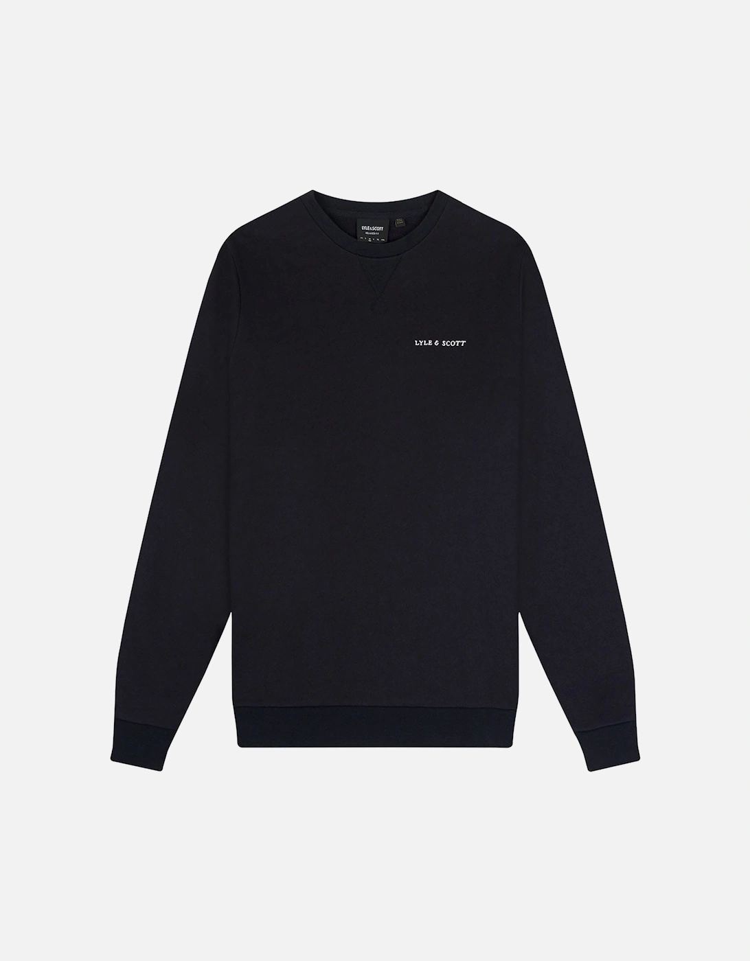 Loopback Embroidered Crewneck Sweatshirt