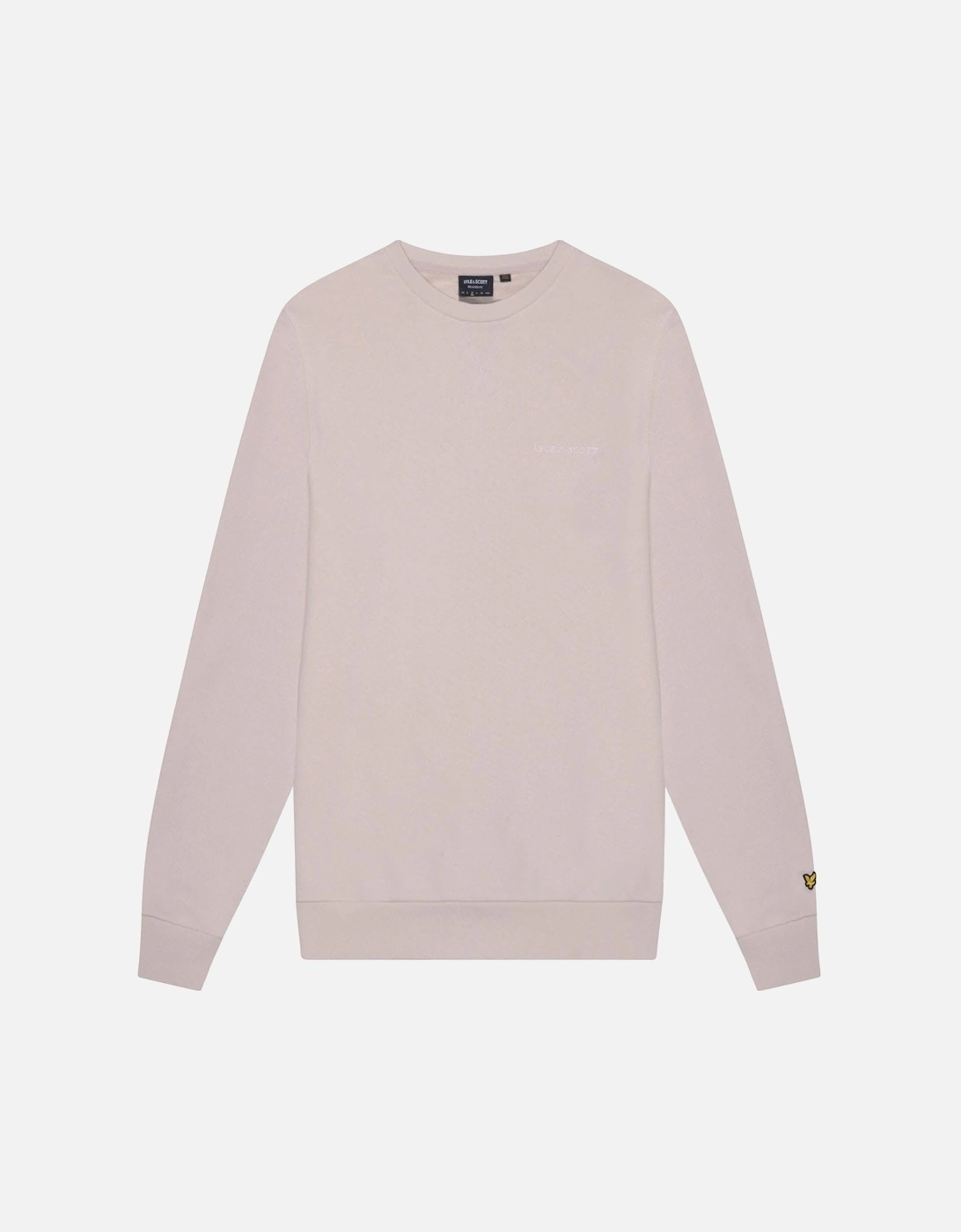 Loopback Embroidered Crewneck Sweatshirt