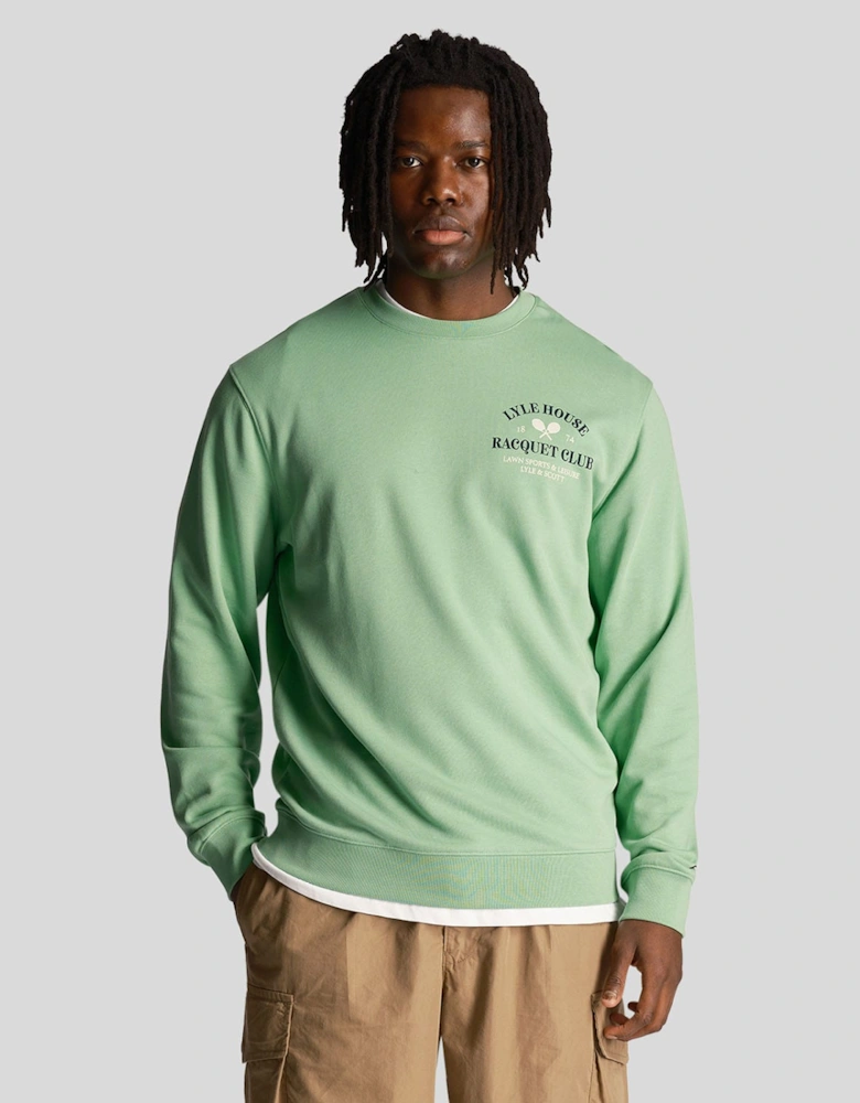 Racquet Club Graphic Sweatshirt