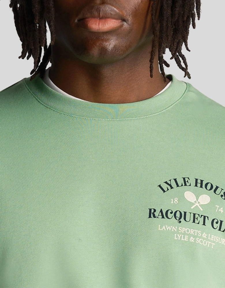 Racquet Club Graphic Sweatshirt