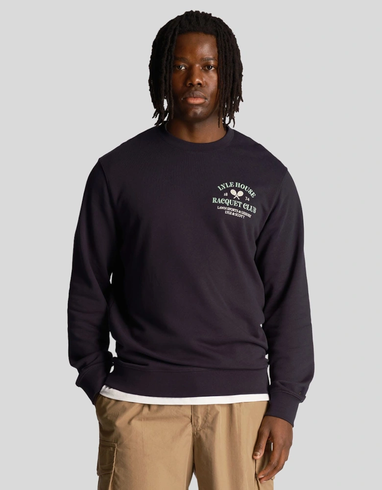 Racquet Club Graphic Sweatshirt