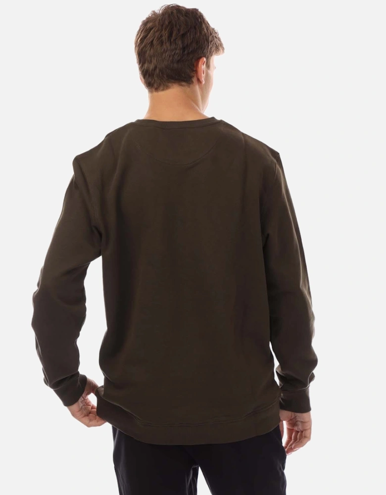 Organic Print Crew Neck Sweatshirt