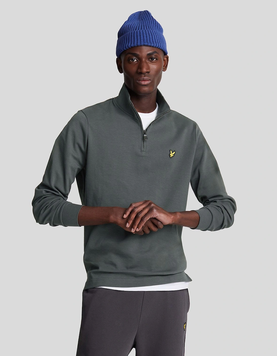 Interlock Quarter Zip Sweatshirt, 6 of 5