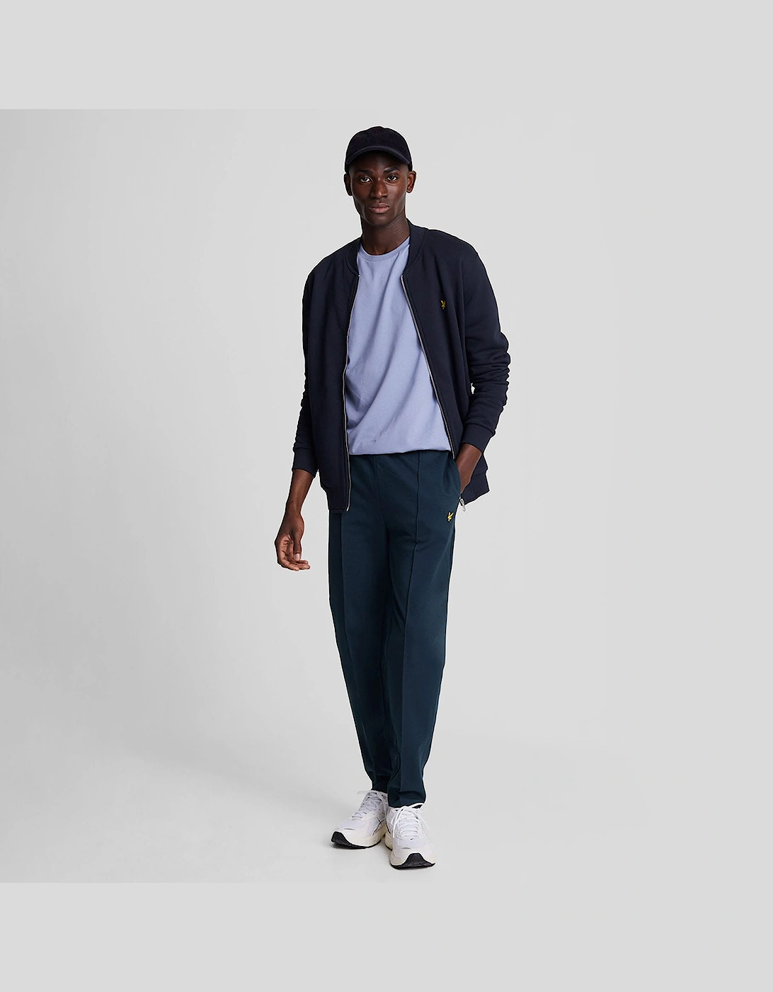 Lyle And Scott Men's Navy Pintuck Interlock Sweatpants - : S