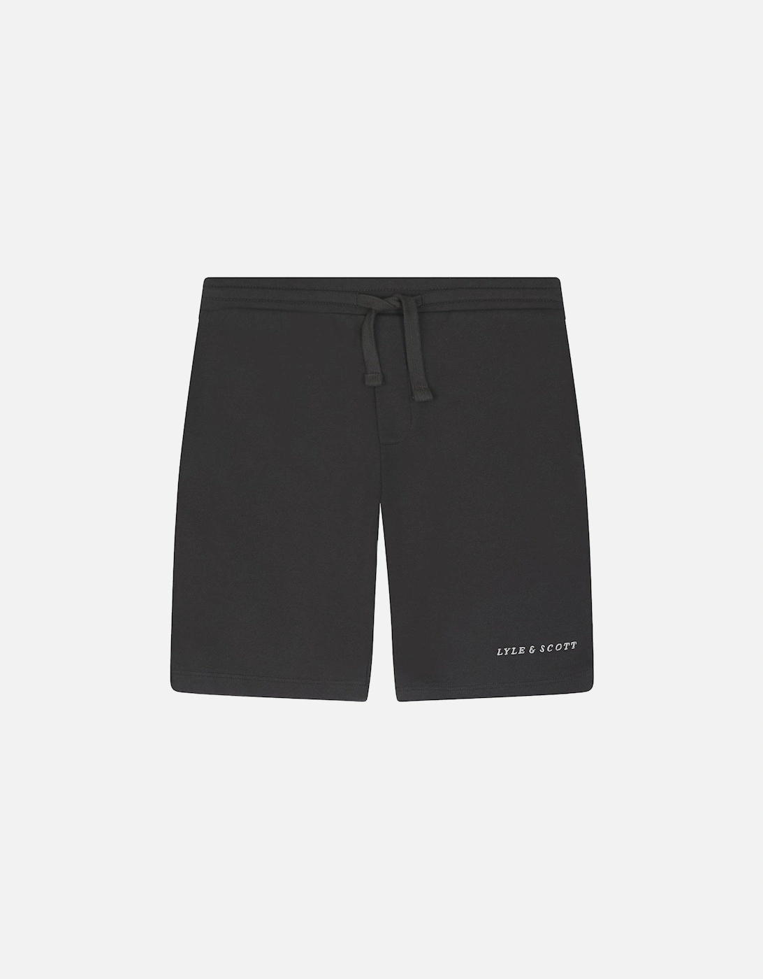 Juniors Script Embroidered Sweat Shorts, 4 of 3