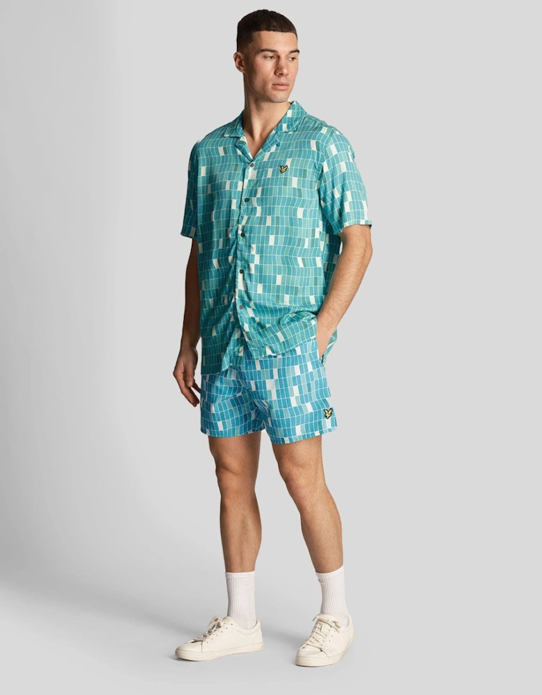 Pool Print Swim Shorts
