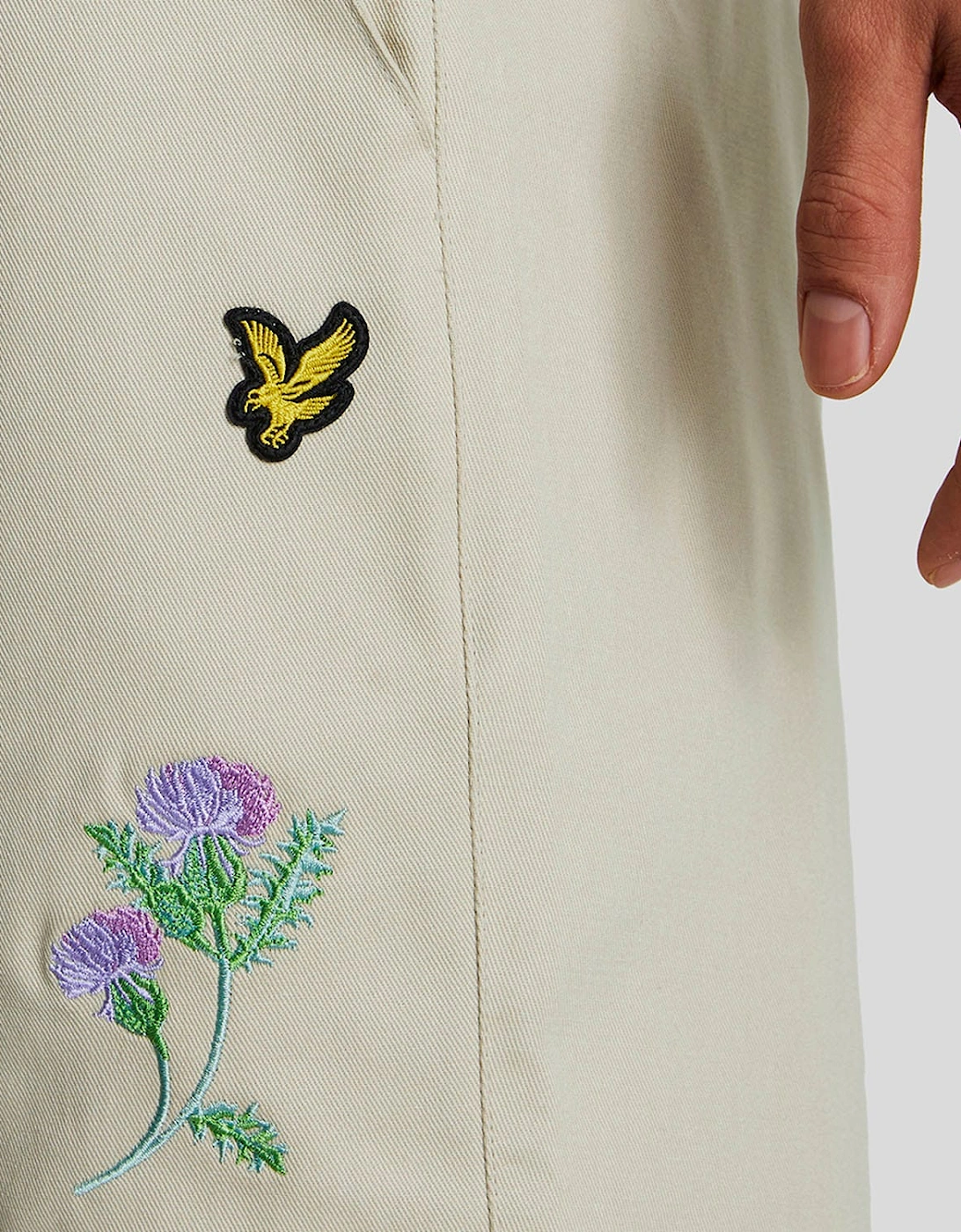 Thistle Club Embroidered Shorts