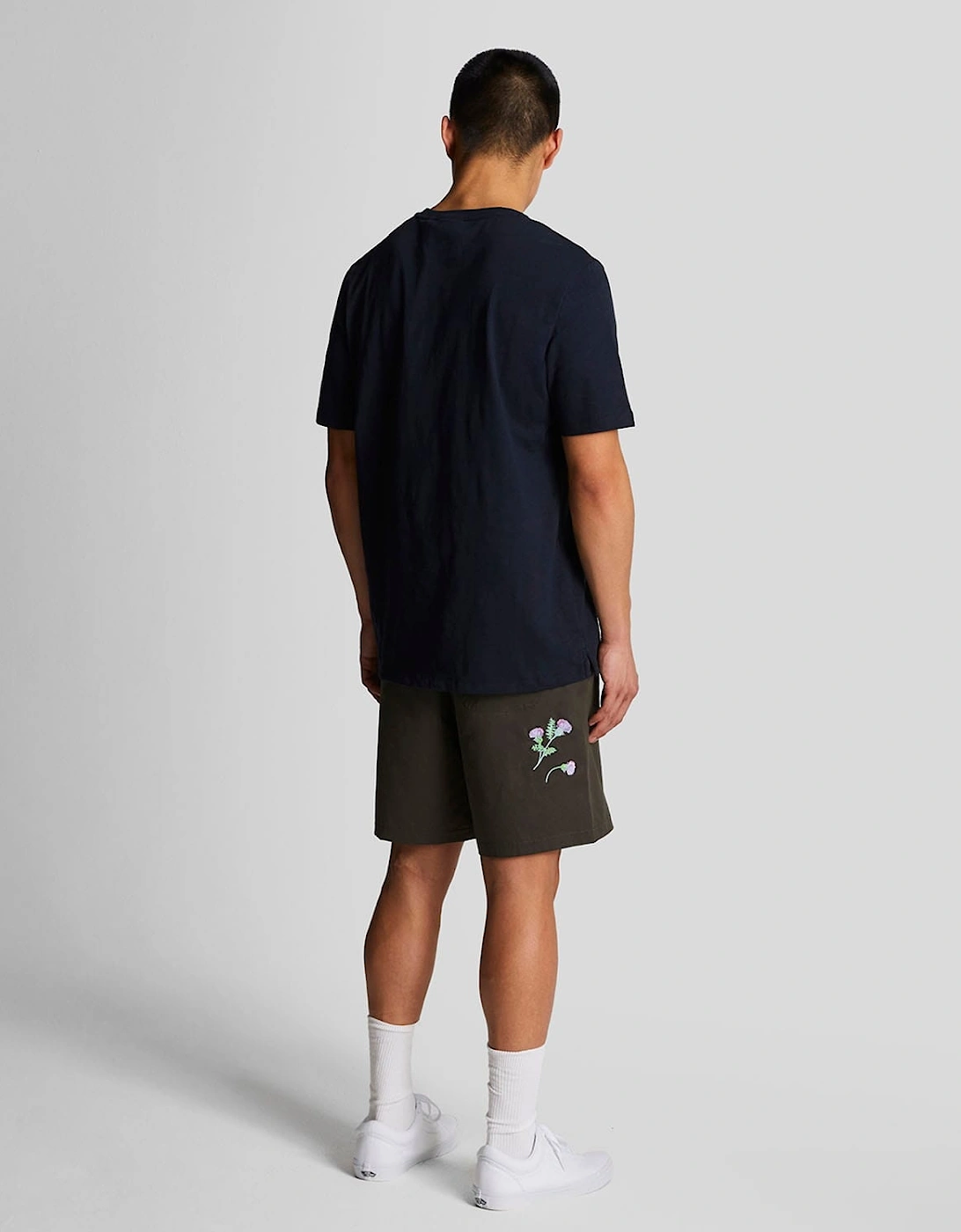 Thistle Club Embroidered Shorts