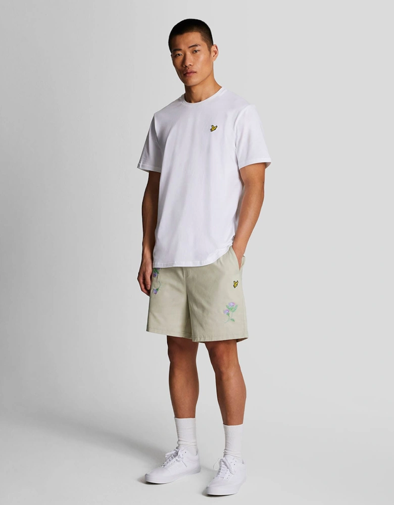 Thistle Club Embroidered Shorts
