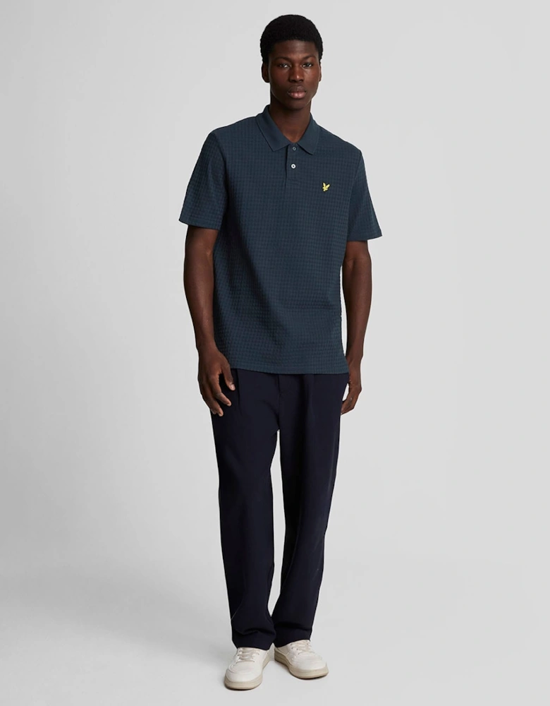 Micro Argyle Polo Shirt