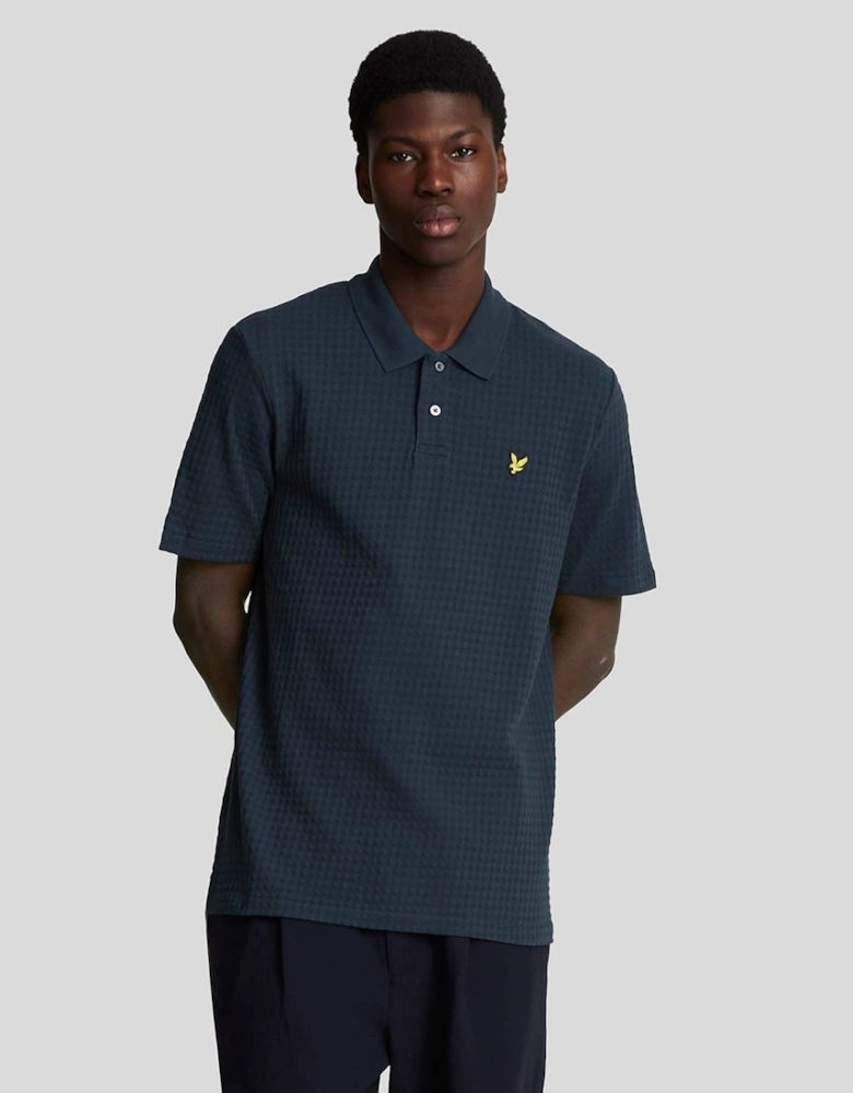 Micro Argyle Polo Shirt