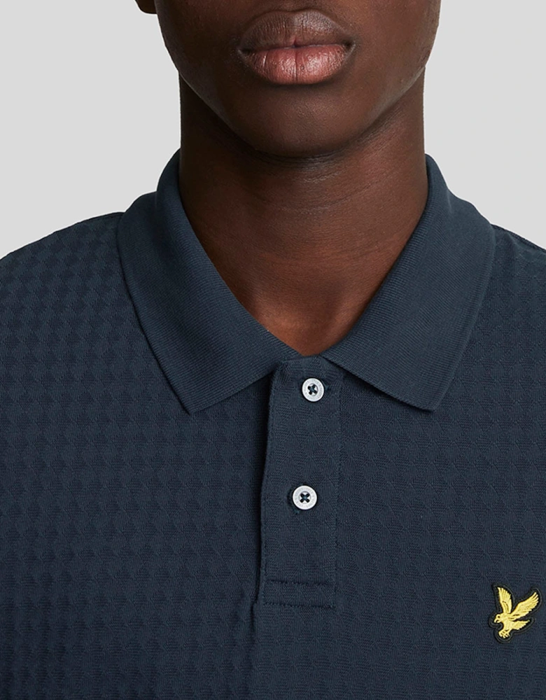 Micro Argyle Polo Shirt
