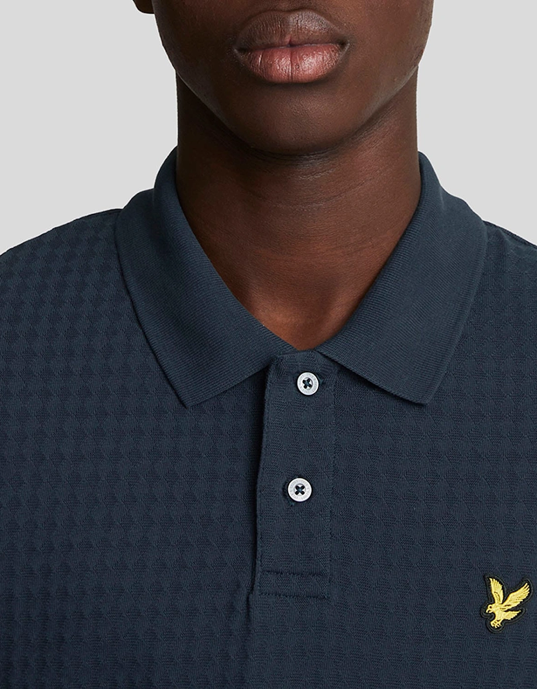 Micro Argyle Polo Shirt