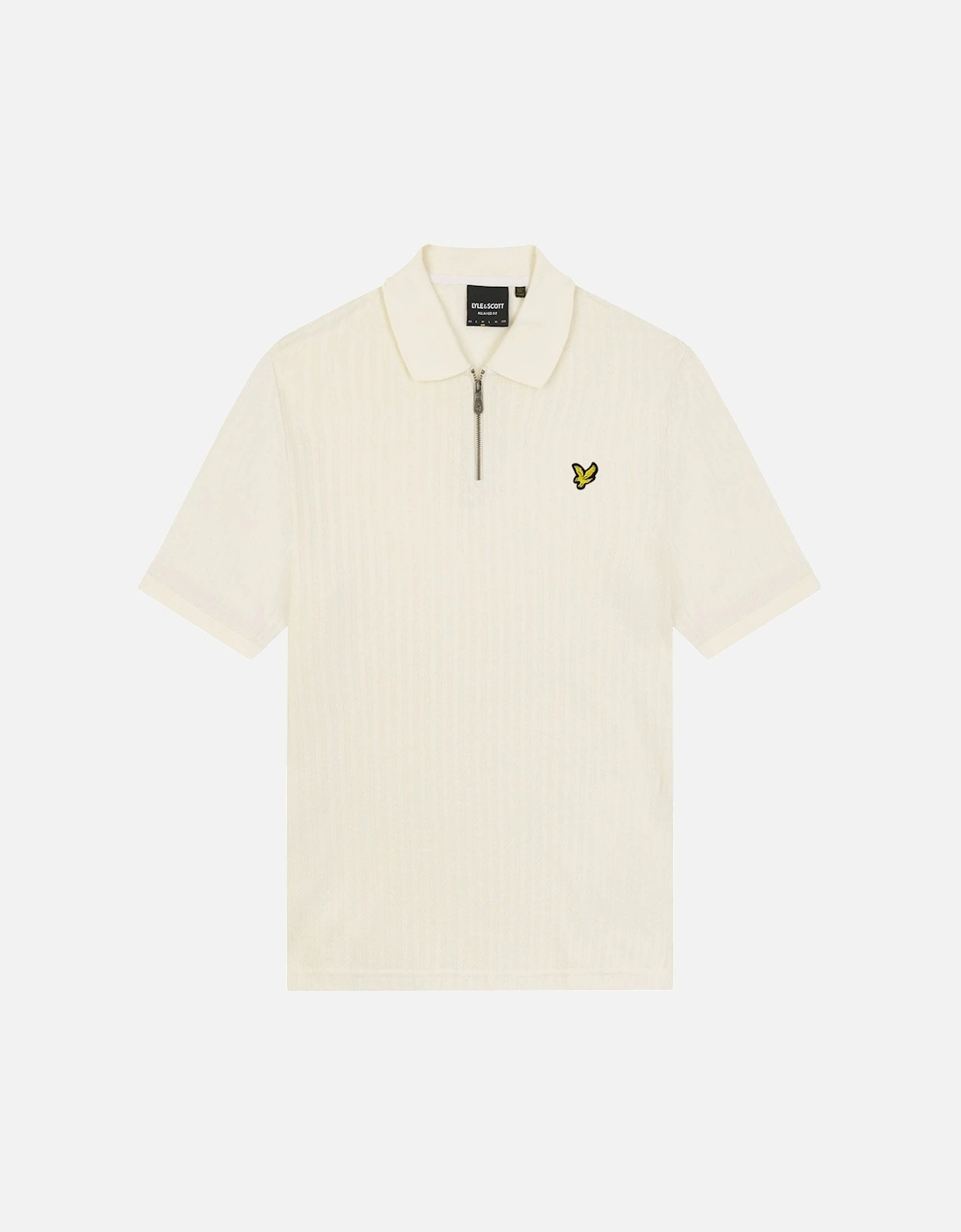 Textured Stripe Polo Shirt