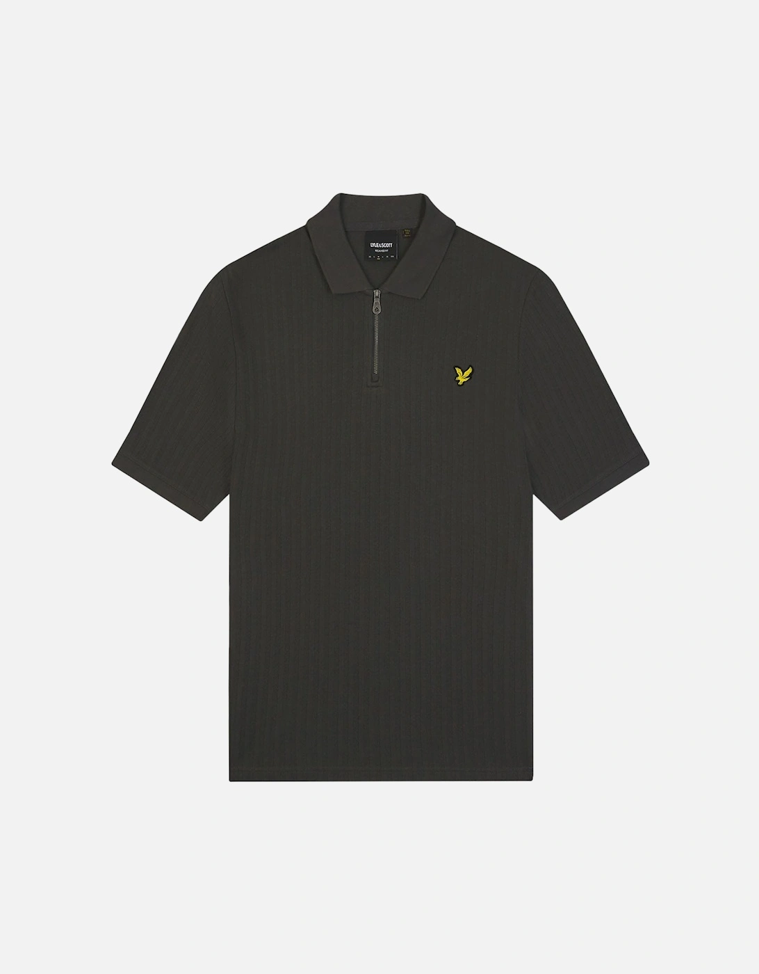 Textured Stripe Polo Shirt