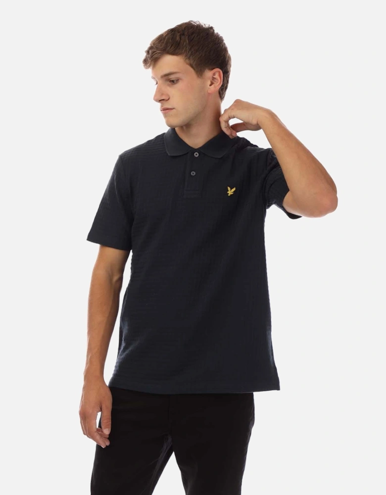 Micro Argyle Polo Shirt