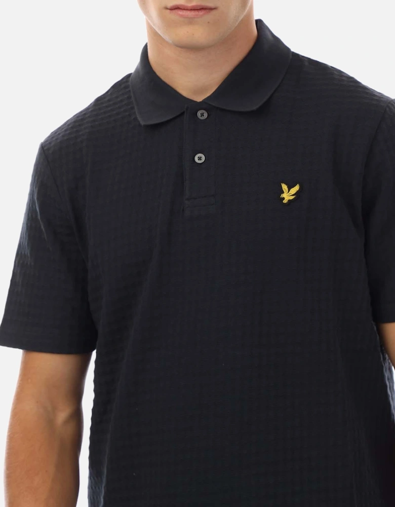Micro Argyle Polo Shirt