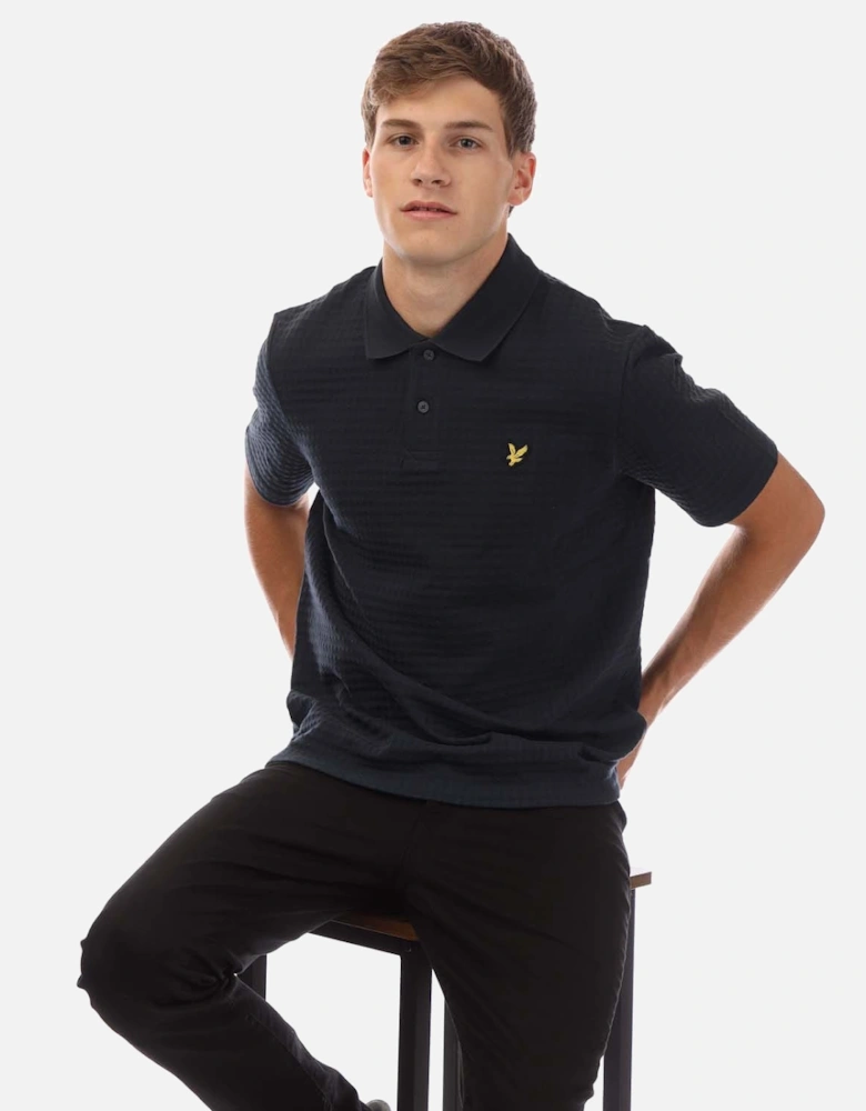 Micro Argyle Polo Shirt