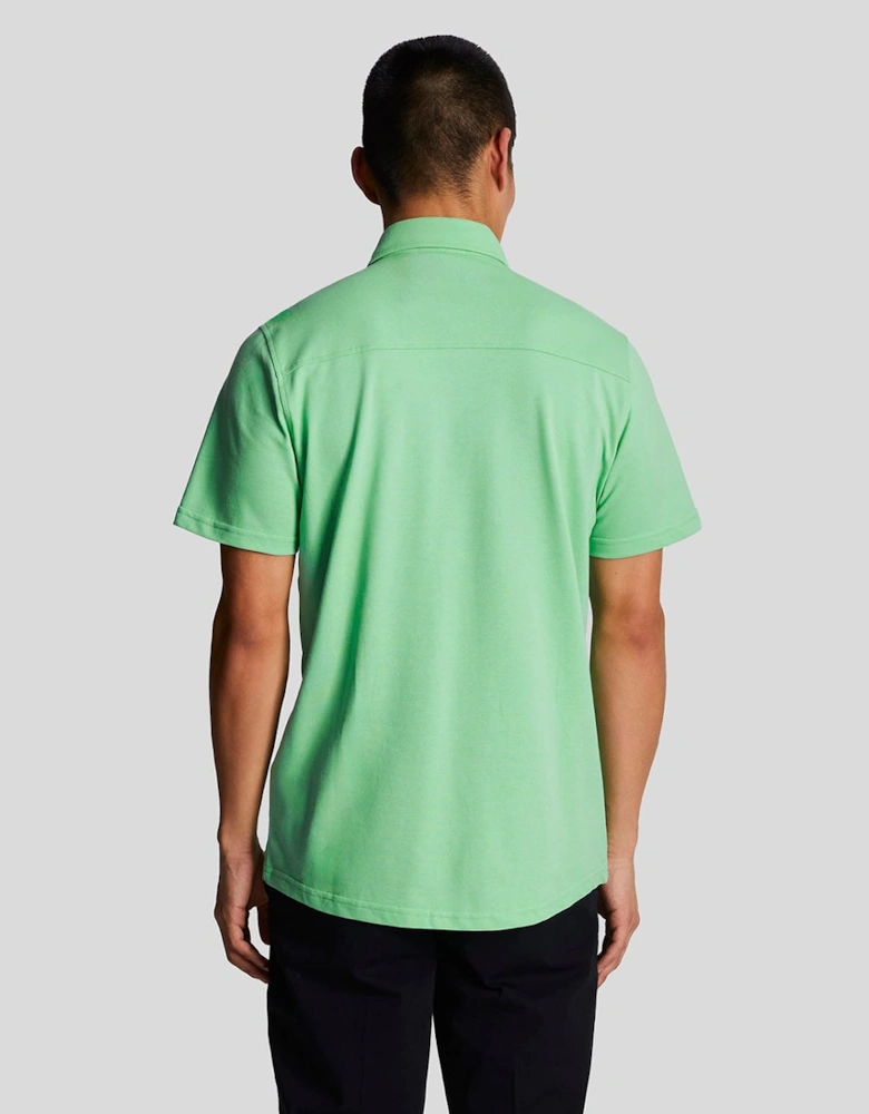 Short Sleeve Pique Shirt