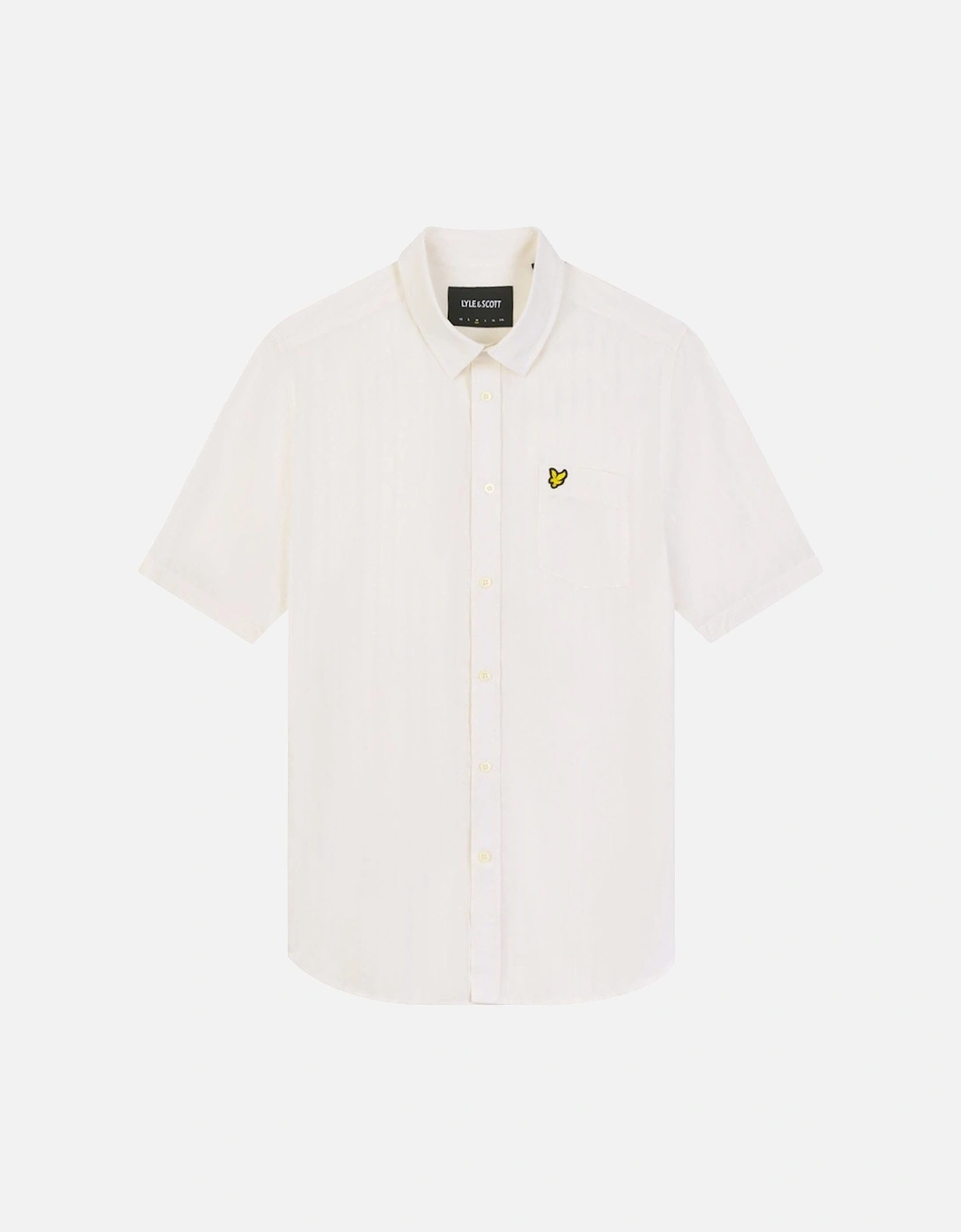 Textured Stripe Short Sleeve Shirt