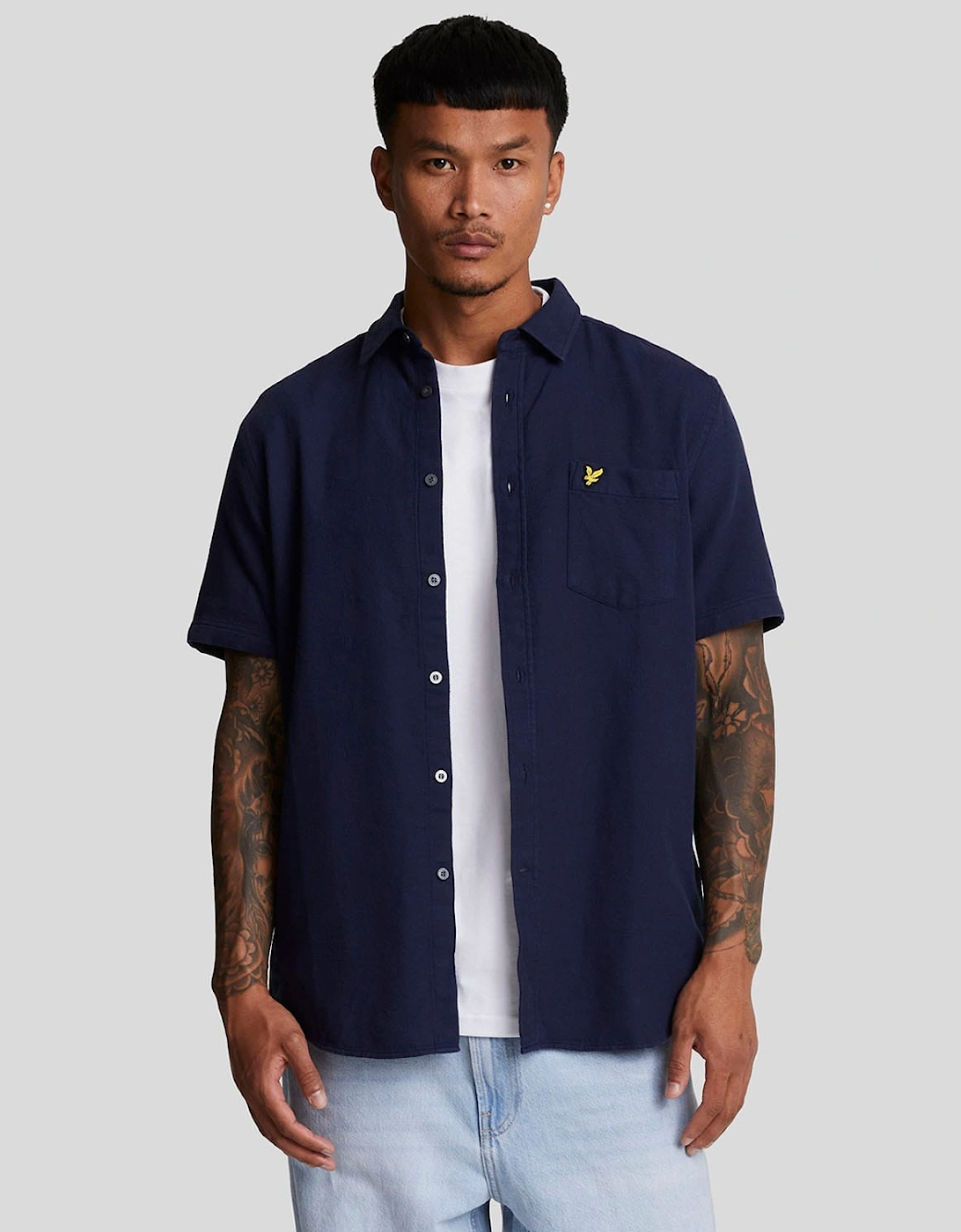 Short Sleeve Basket Weave Shirt, 6 of 5